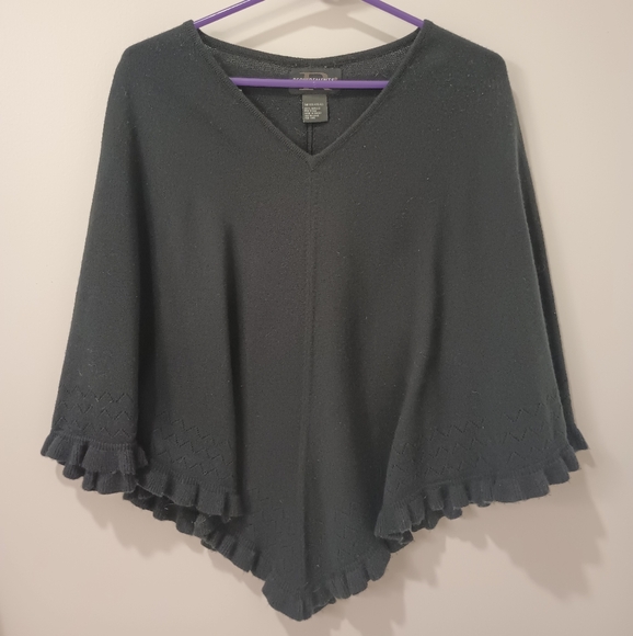 Requirements Sweaters - Requirements black poncho